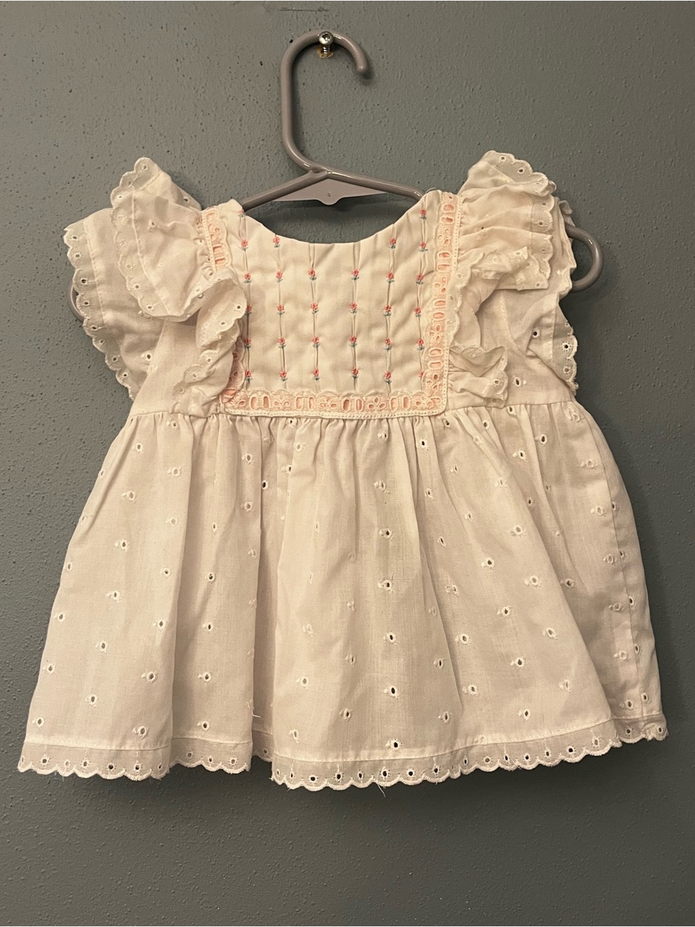 Vintage Polly Flinders Eyelet Dress